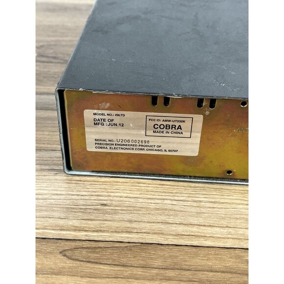 Cobra 29 LTD Classic Chrome AM/FM CB Radio, 40-CHANNEL, Chrome Plated - Picture 14 of 14